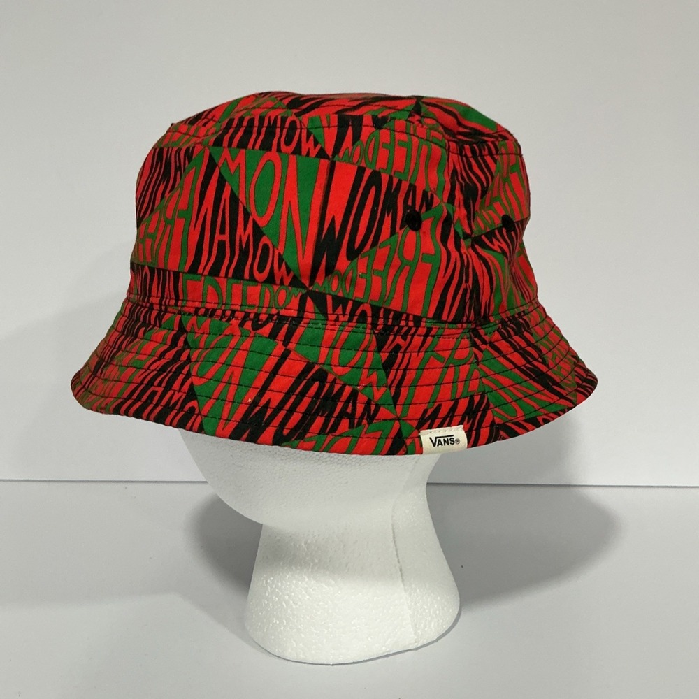 RARE Collectable Faith Ringgold MOMA x Vans Bucket Hat Reversible
